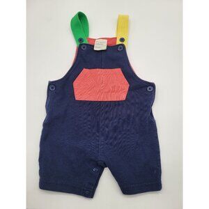VTG FIRST IMPRESSIONS Baby 12M Primary Colors Romper One Piece Jumper Overalls